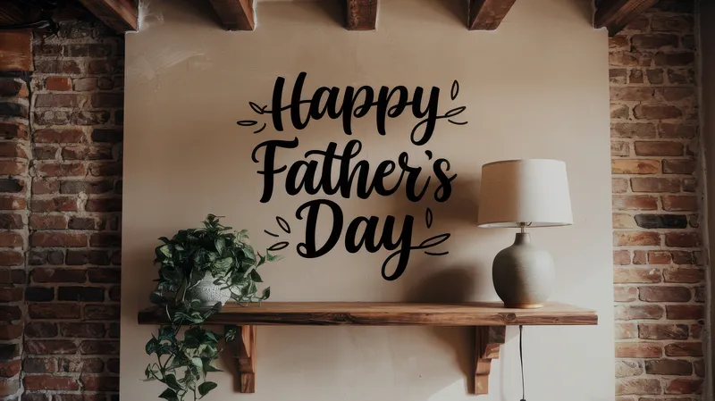 beautiful vinyl lettering on the wall