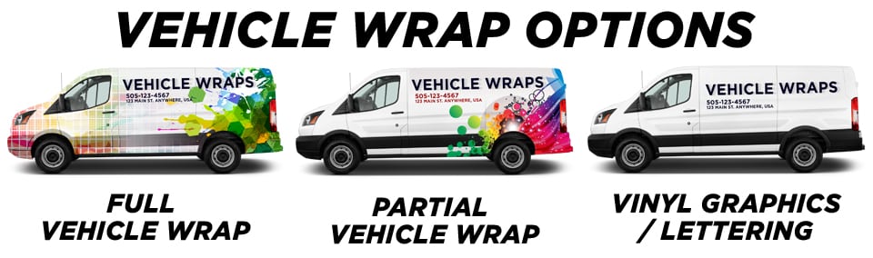 Burbank Vehicle Wraps & Graphics vehicle wrap options