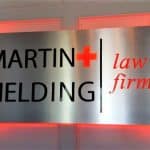 custom lighted metal wall sign